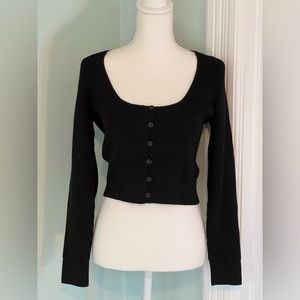 J. Crew NWT Scoop neck Cropped Cardigan Size M